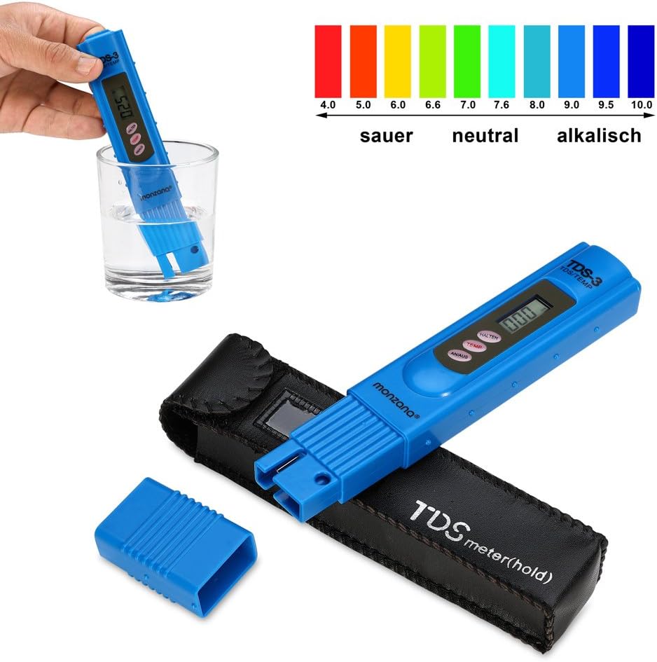 Monzana 2 in 1 TD PH Messgerät Tester Digitale Wassertester | mit LCD Anzeige | Batterie - verschiedene Modelle — Ansicht 5