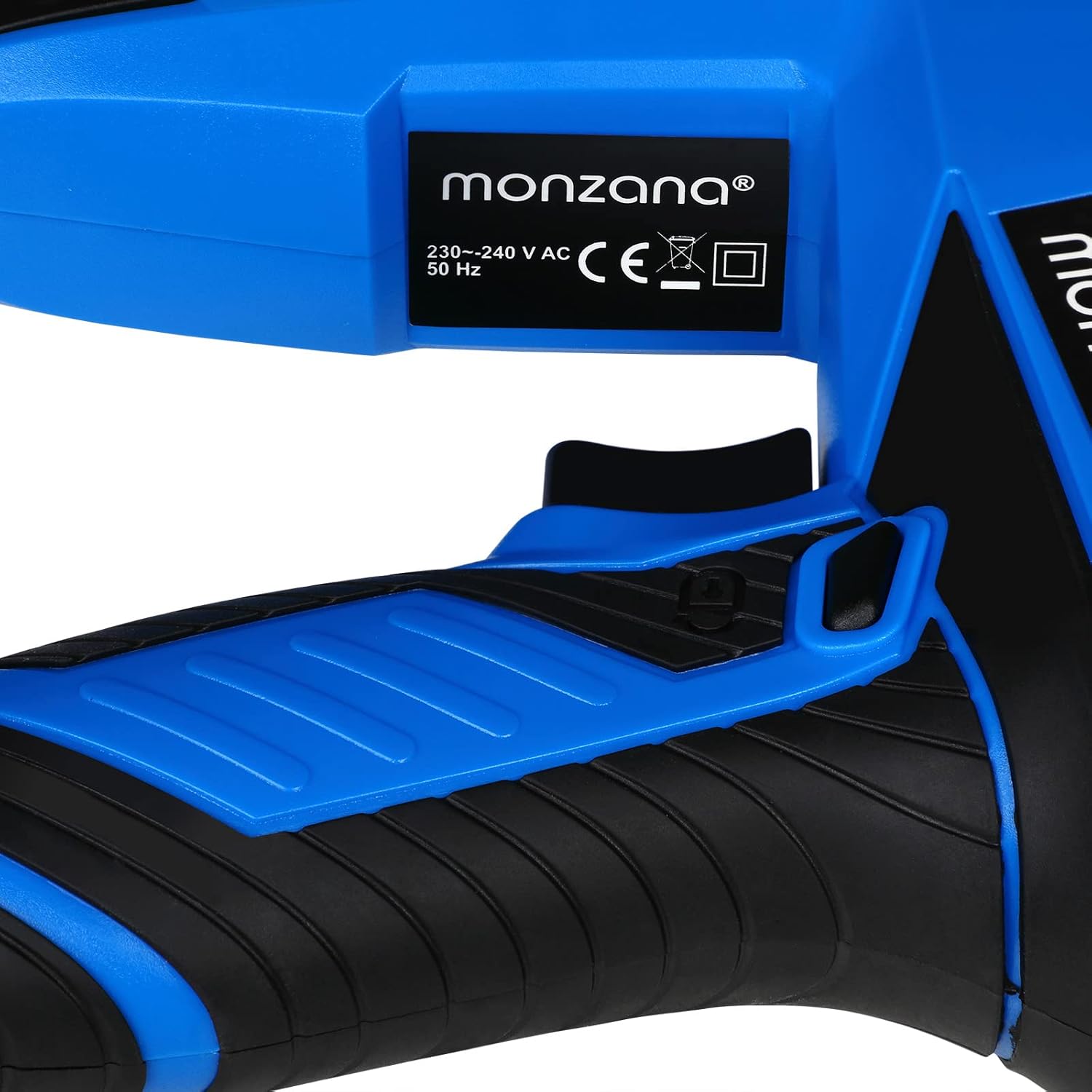MONZANA® 2in1 Elektrotacker ergonomischer Softgrip Griff inkl. Klammern & Nägel Sicherheitsnase 30 Schüsse/Min Antistaumechanismus Kombi Tacker Nagler — Ansicht 4