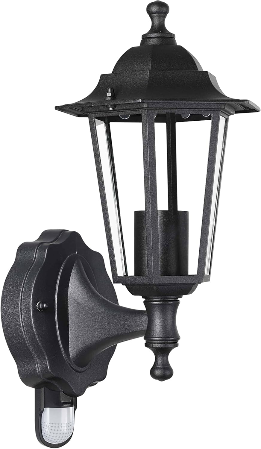 Monzana® Außenleuchte mit Bewegungsmelder Anthrazit Wetterfest IP44 E27 Laterne Wand Garten Leuchte Lampe Beleuchtung