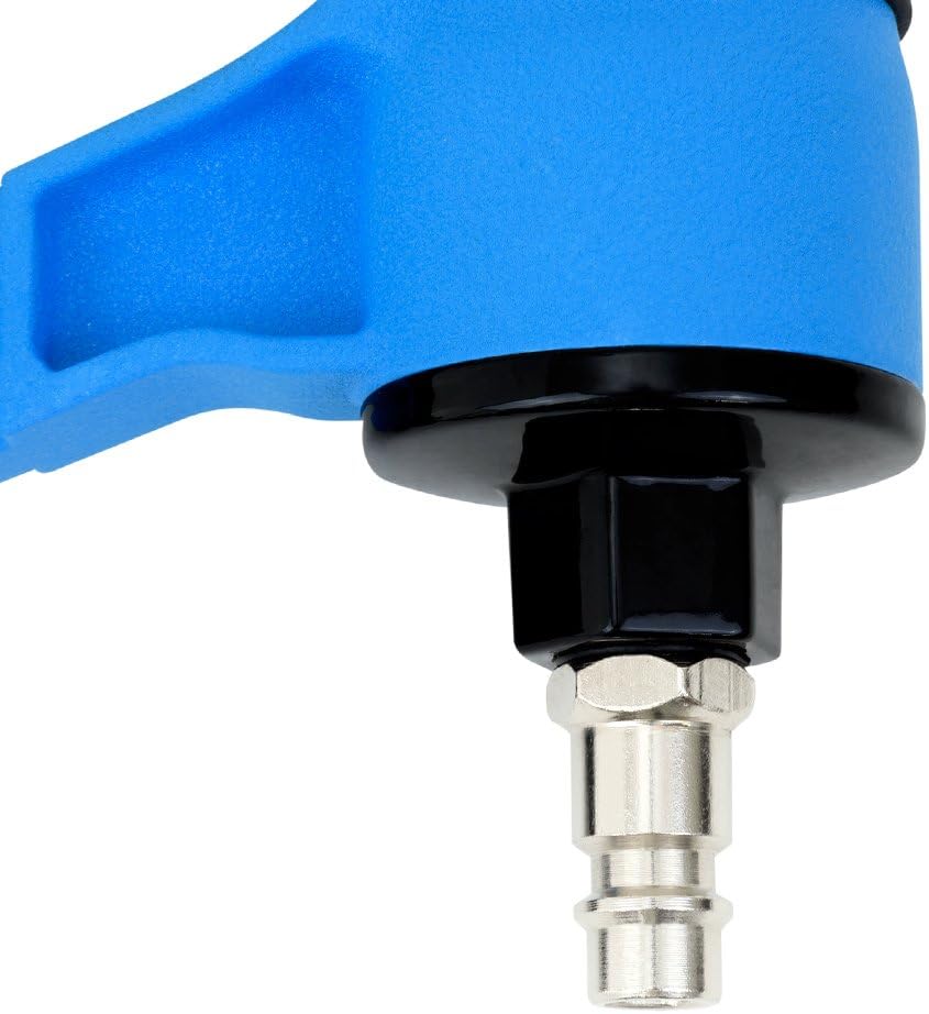 MONZANA® Drucklufttacker 2in1 1/4' 7,5bar Füllstandsanzeige Koffer inkl. Klammern und Nägel Druckluftnagler Klammergerät — Ansicht 3