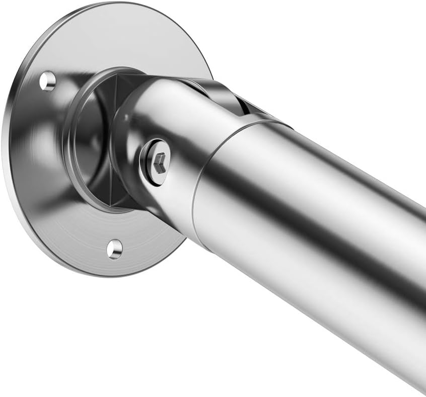 MONZANA® Edelstahl Eingangsgeländer 160cm Pflegeleicht Innen Außen Handlauf Wandhandlauf Treppengeländer — Ansicht 5