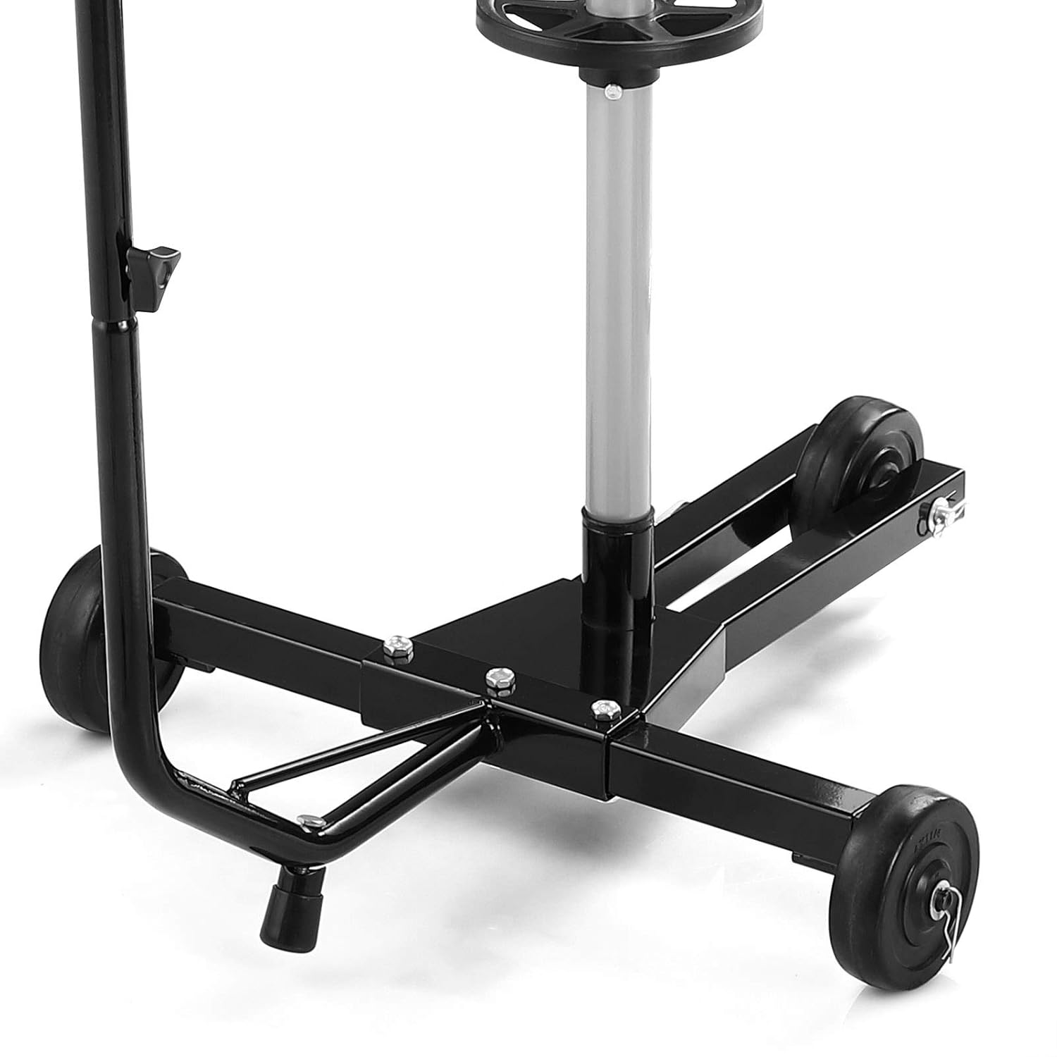 Monzana® Felgenbaum Fahrbar Reifenständer mit Schutzhülle Reifenmarkierer für 4 Autoreifen 225mm Reifenbaum 100kg Belastbar Felgenständer Aufbewahrung — Ansicht 3