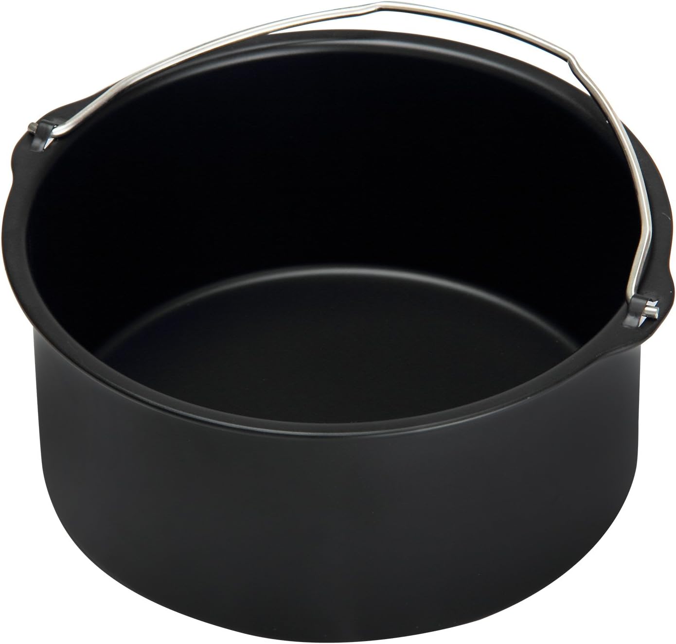 MONZANA® Heißluftfritteuse Universal Backzubehör 1200 ml Spülmaschinengeeignet Brotbackkorb Antihaftbeschichtung Backform Schwarz — Ansicht 3