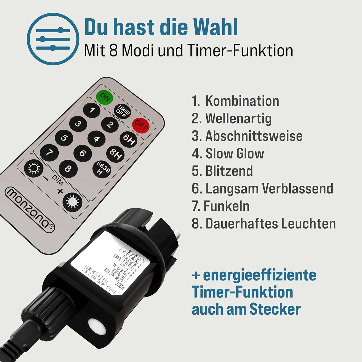 MONZANA® Kirschbaum Beleuchtet 220 cm 220 LED Kaltweiß Außen Innen Timer Künstlich Weihnachten Weihnachtsdeko Kirschblütenbaum Leuchtbaum Lichterbaum — Ansicht 5