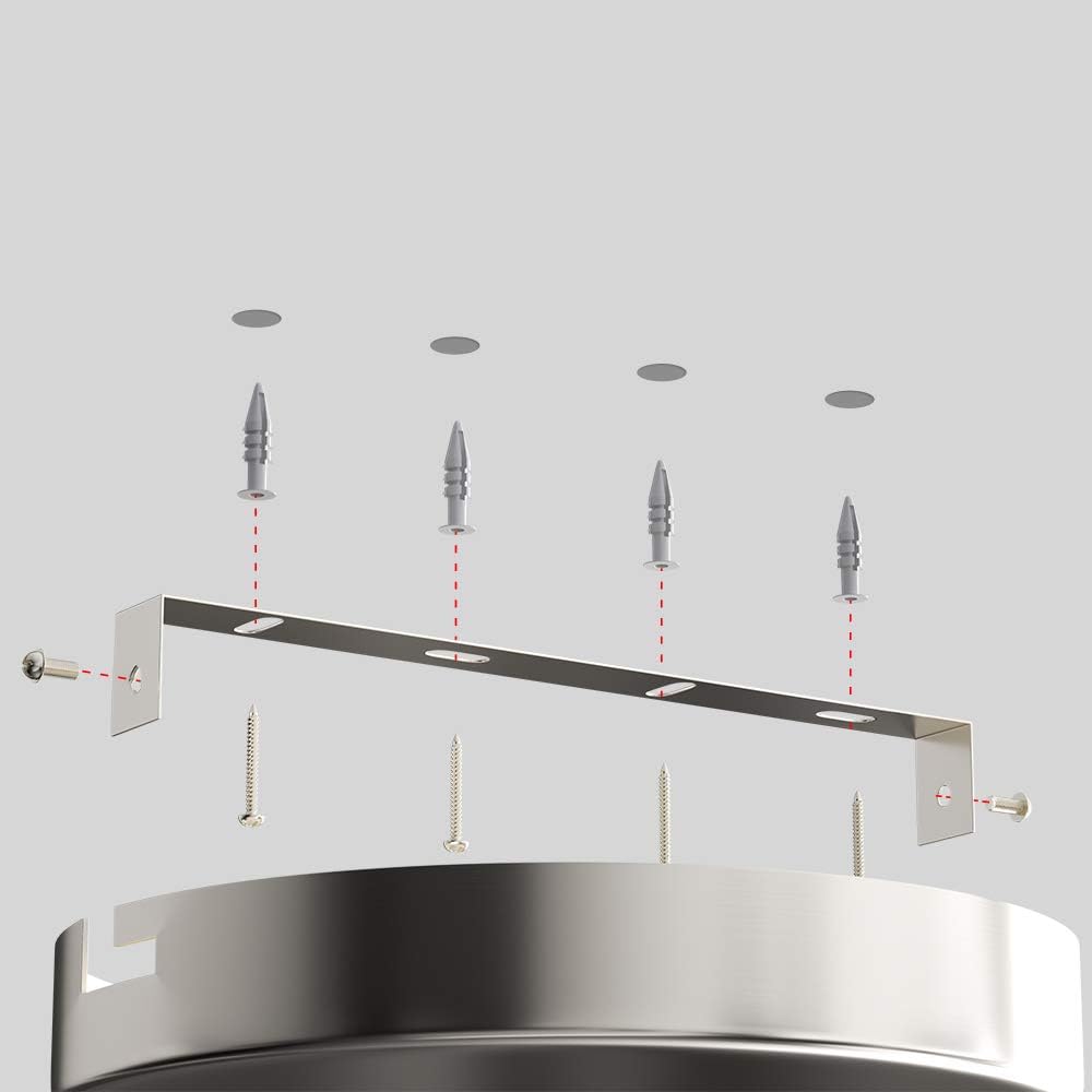 Monzana LED Deckenstrahler Spot Lampe 3 flammig rund 9W schwenkbar GU10 mit Leuchtmittel Spotleuchte Deckenlampe Leuchte — Ansicht 5