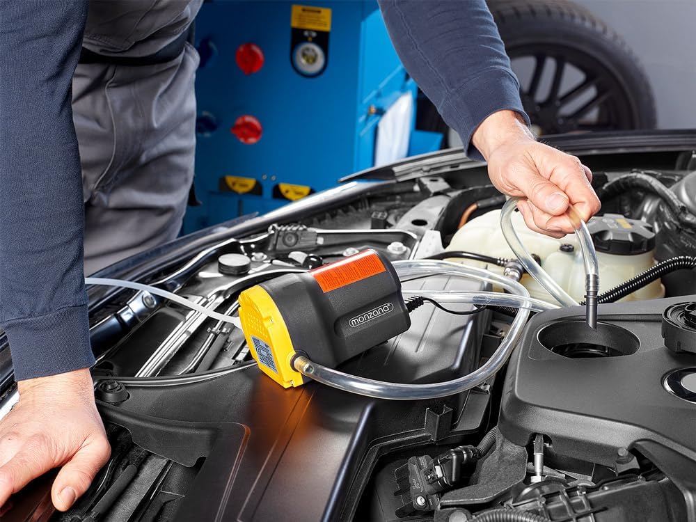 Monzana® Ölabsaugpumpe elektrisch 12V 80 Watt 5l/min Ölpumpe Absaugpumpe Pumpe Dieselpumpe Ölwechselpumpe Kraftstoffpumpe für Auto Motorrad KFZ — Ansicht 2