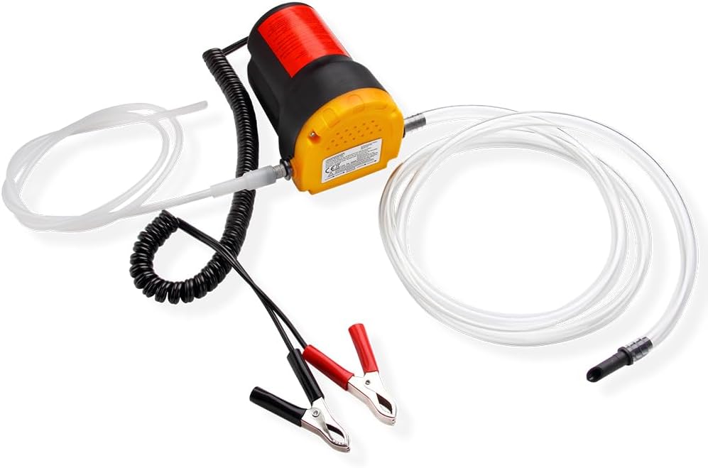 Monzana® Ölabsaugpumpe elektrisch 12V 80 Watt 5l/min Ölpumpe Absaugpumpe Pumpe Dieselpumpe Ölwechselpumpe Kraftstoffpumpe für Auto Motorrad KFZ — Ansicht 5