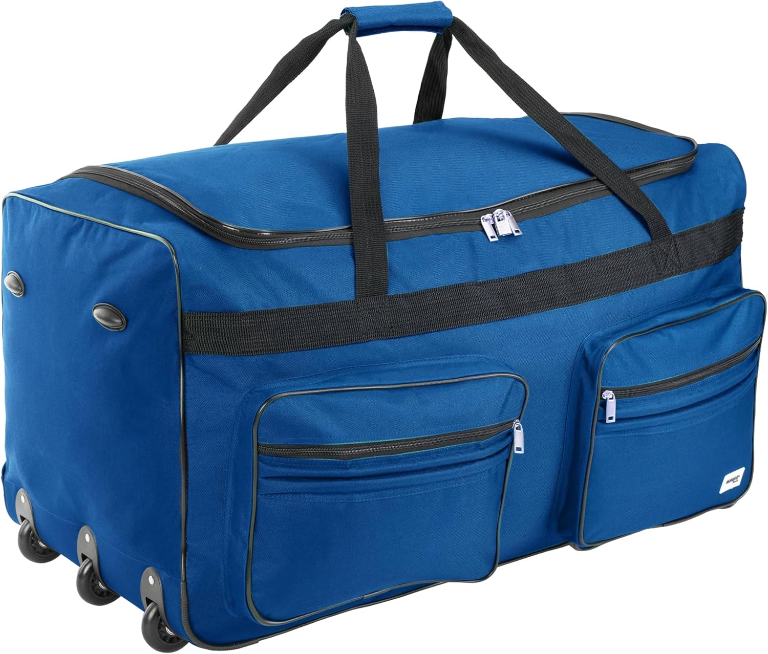 MONZANA® Reisetasche mit Rollen 160L Trolley Funktion Teleskopgriff 85x43x44cm Standfüße Groß XXL Weichgepäck Reisegepäck Gepäcktasche Duffle Bag