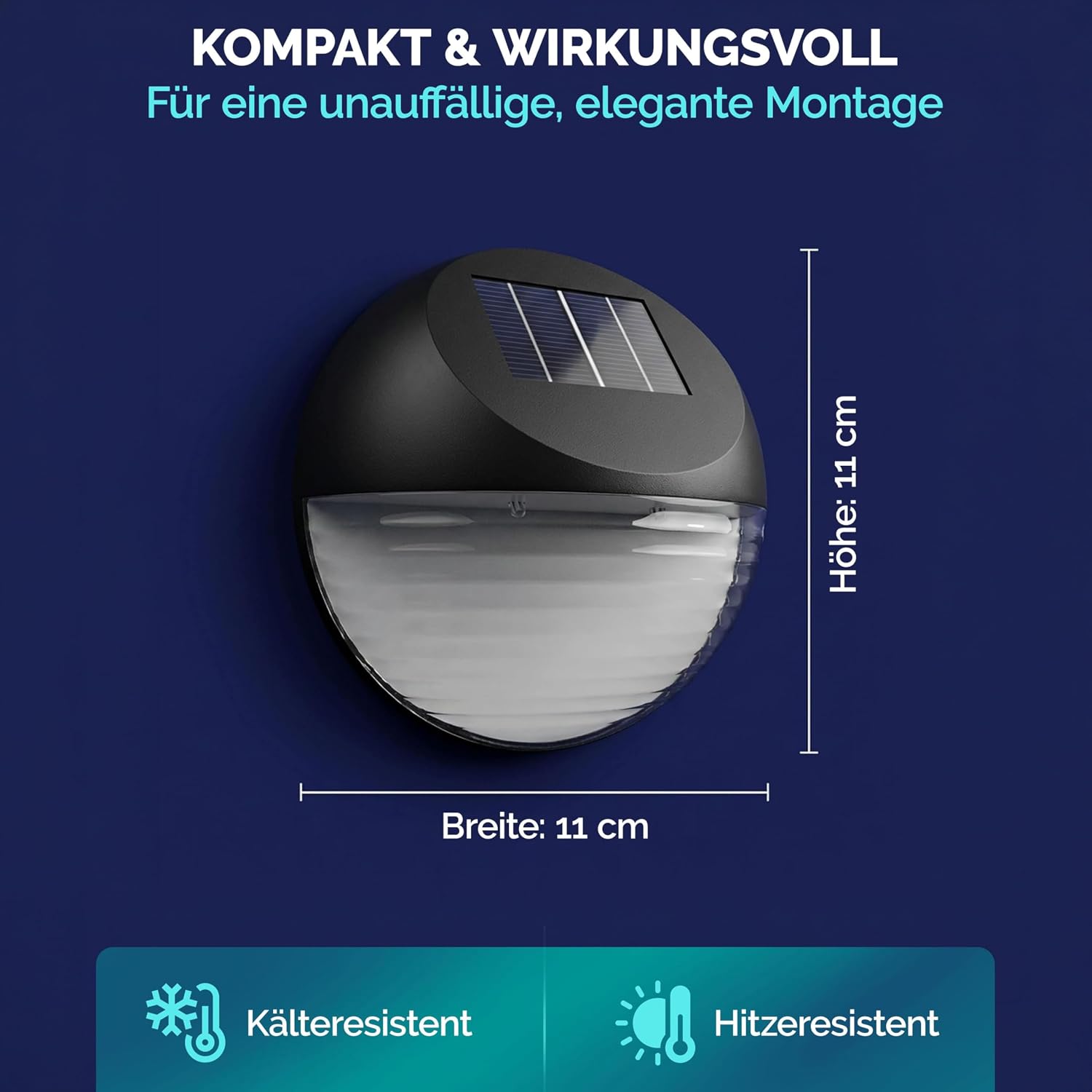 Monzana® Solarleuchten für Außen Garten LED Solarleuchten wasserdicht IP65 stilvolle Gartendeko Balkon Leuchte Deko 6er Set — Ansicht 4