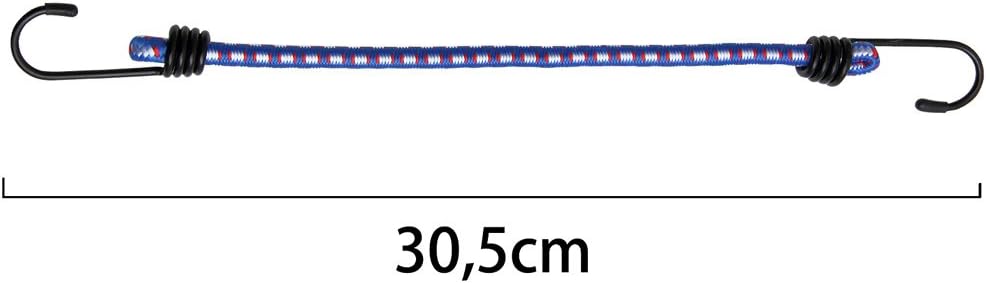 MONZANA® Spanngummi mit Haken Sicherer Halt & vielseitig einsetzbar 10er Set Expander 30,5cm wetterfest Gepäckspanner Gummispanner mit Haken — Ansicht 4