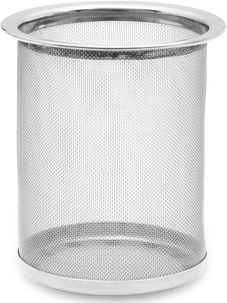 MONZANA® Teekanne mit Siebeinsatz und 4 Gläser 1,2 Liter Hitzebeständig Teesieb Herausnehmbar Glaskanne für losen Tee Edelstahl Deckel Borosilikatglas — Ansicht 4