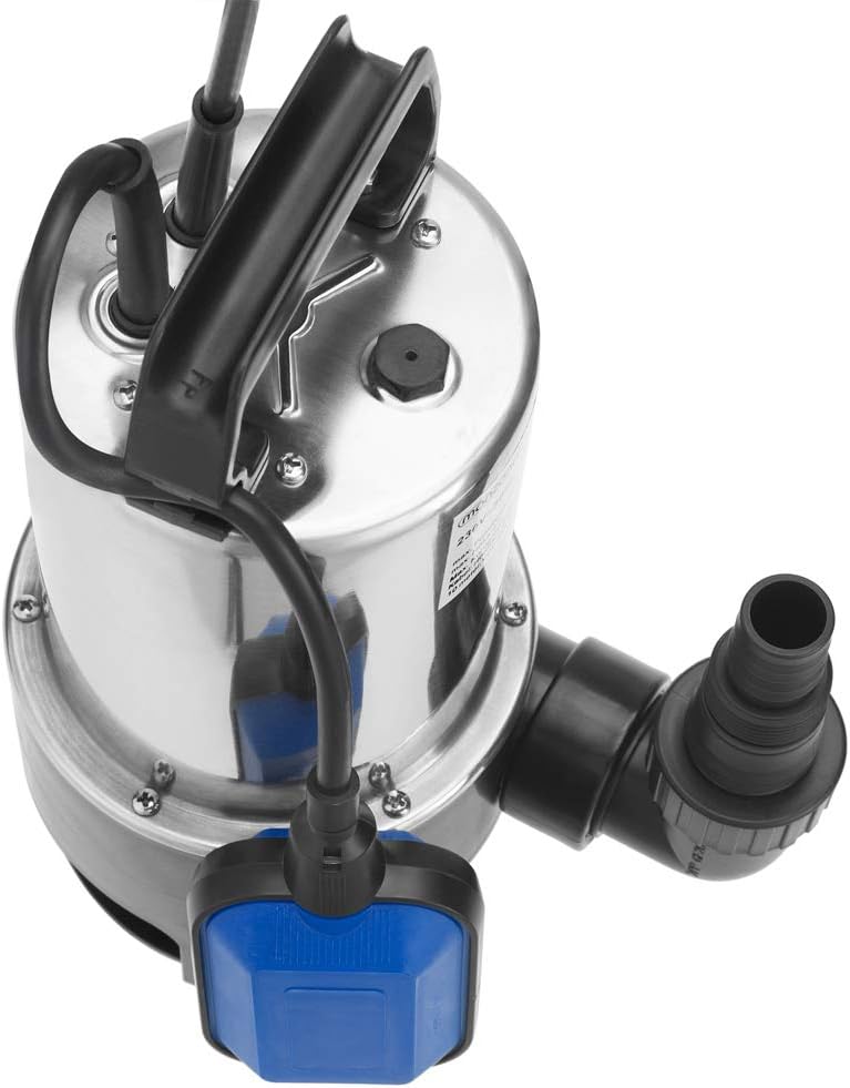 MONZANA® Wasserpumpe 11.500l/h 650 W Multiadapter Entwässerung Tauchpumpe Gartenpumpe Klarwasserpumpe Schmutzwasserpumpe — Ansicht 2