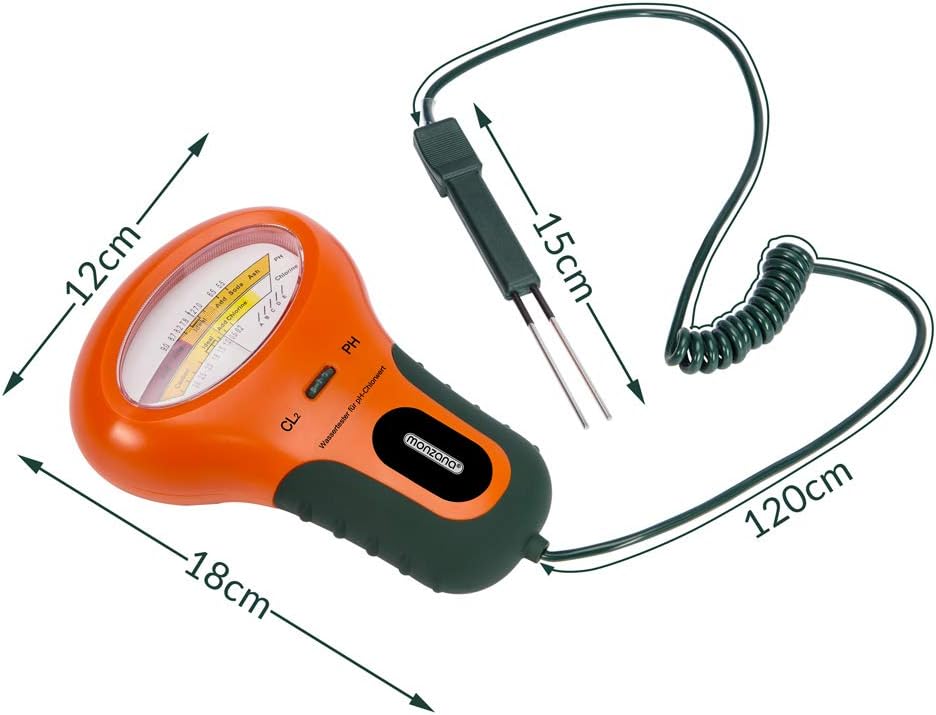 Monzana Wassertester Primeur für PH und Chlor 18x12x5cm — Ansicht 6